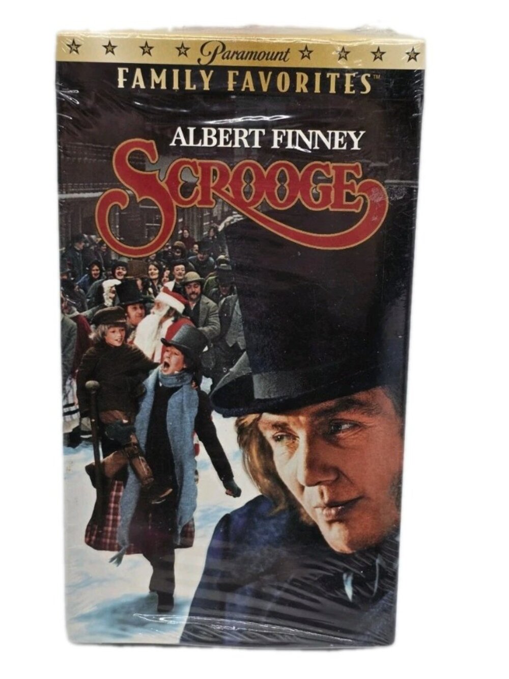 Scrooge With Albert Finney VHS Movie New Charles Dickens A Christmas Carol Vtg